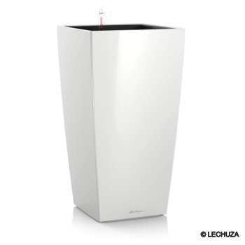 Pot Cubico Premium, coloris blanc L. 40xl. 40xH. 7