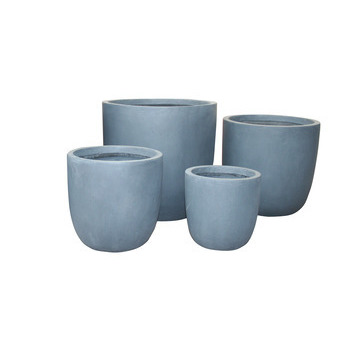 Pot uf, gris anthracite Ø 51 x H. 50 cm