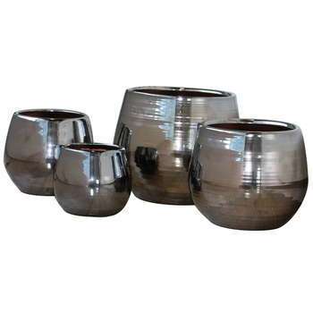 Pot d'intérieur Cancale en terre cuite émaillée, c