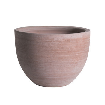Cuvier bas Contemporain en terre cuite Ø 27 x H. 2
