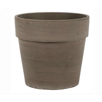 Pot Calima en terre cuite, basalt Ø 35 x H. 31 cm