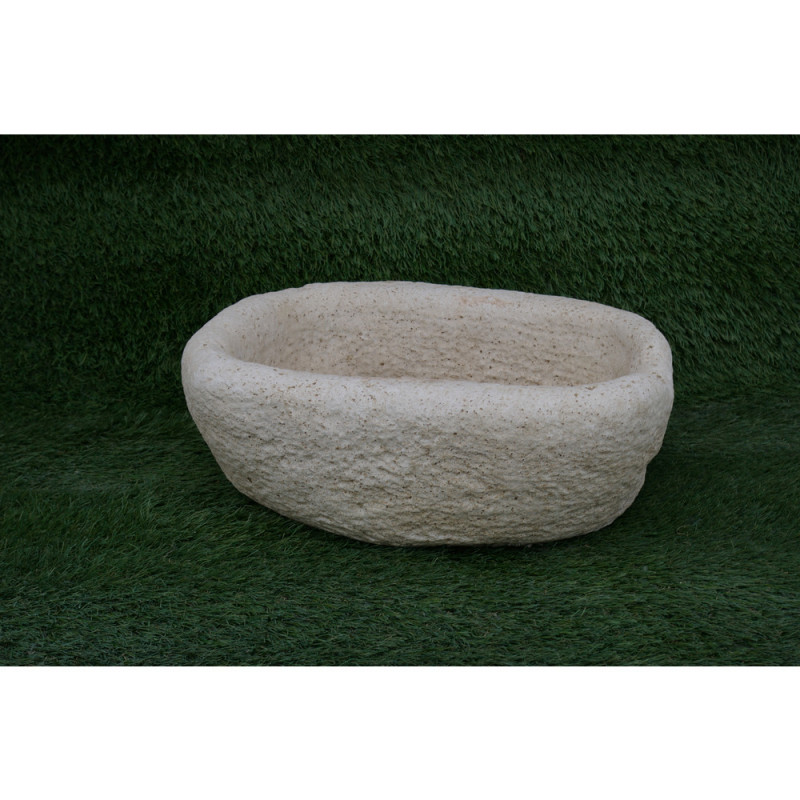 Auge, ton vieille pierre L. 47 x l. 38 x H. 20 cm