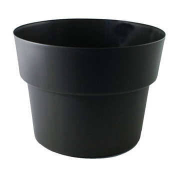 Pot rond CocoriPot, coloris ardoise Ø 38 x H. 30 c