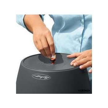 Pot Classico Color, coloris gris ardoise D. 43xH.