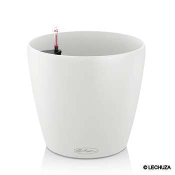 Pot Classico Color, coloris blanc D. 28xH. 26cm