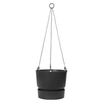 Suspension Greenville : plast., noir, 24 cm