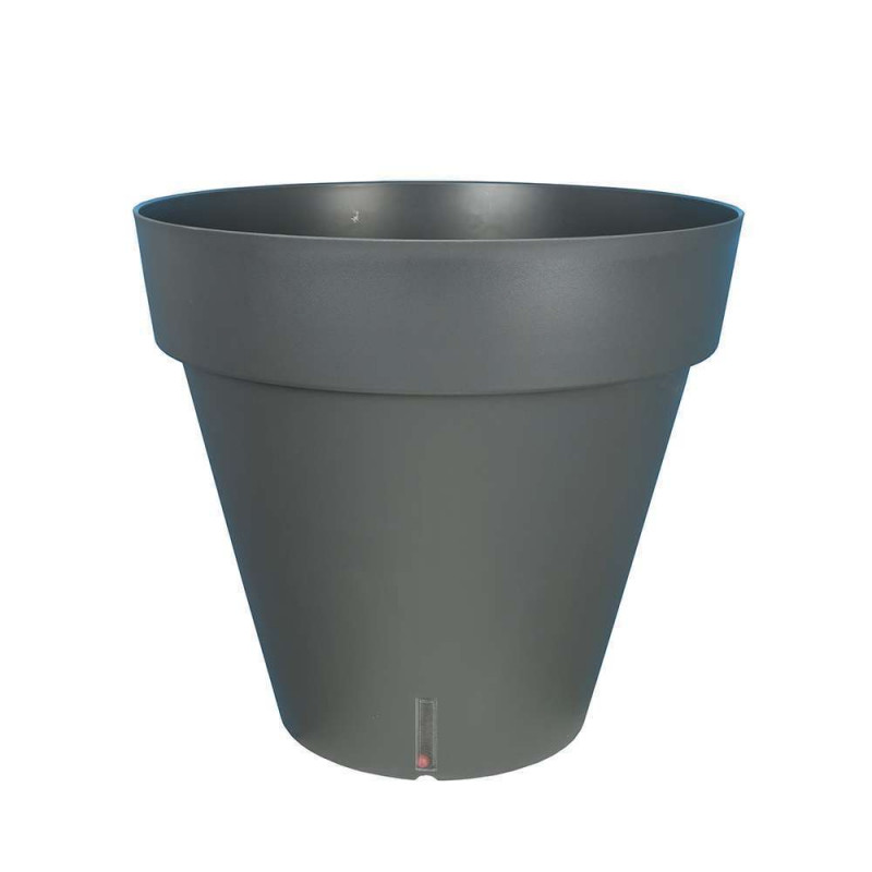 Pot Loft à réserve d'eau, 100% recyclable gris - D