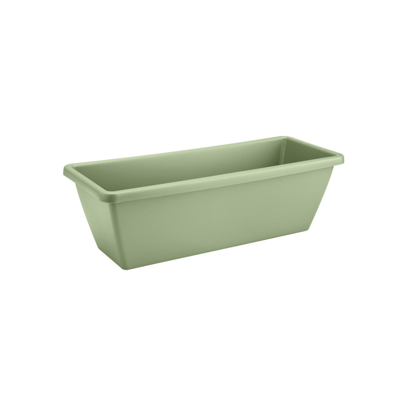 Jardinière Barcelona 50, balconnière coloris vert
