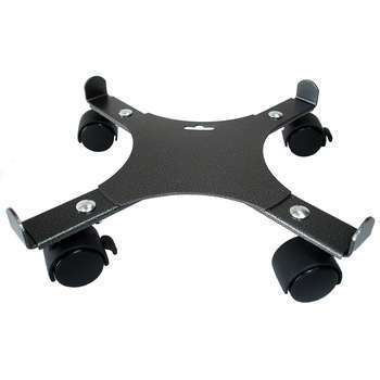 Support poterie extensible avec 4 roulettes, métal