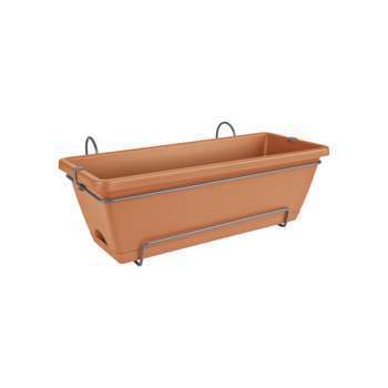 Jardinière barcelona en plastique terre cuite - 50