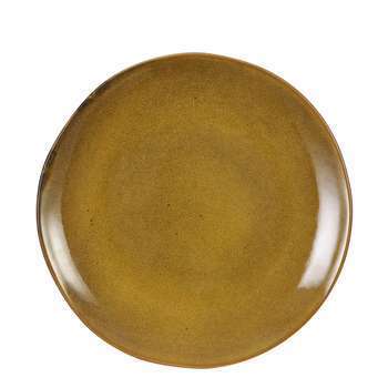 Assiette Tabo, ocre, Ø26,5 cm