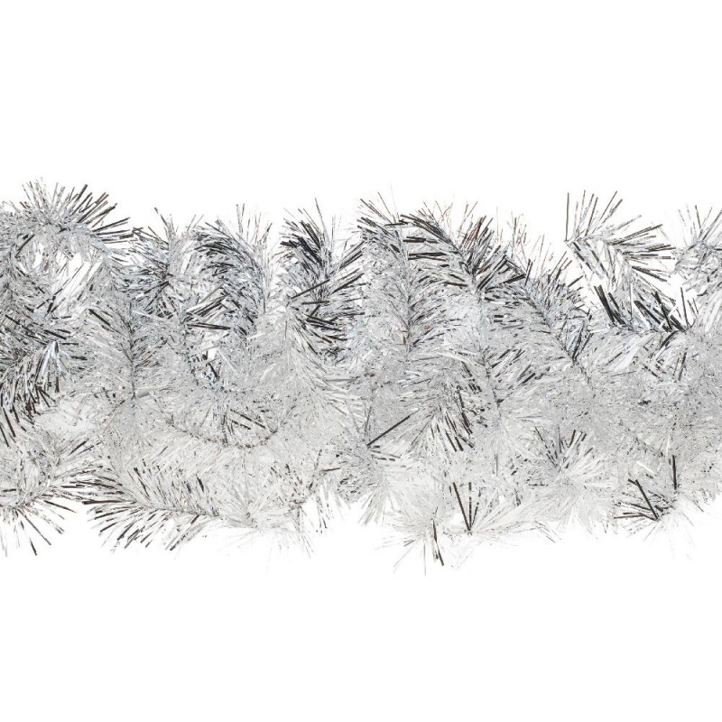 Guirlande de Noël, coloris argent - L. 2,7m