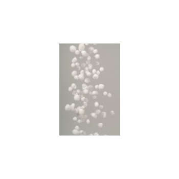 Guirlande boules de neige : Longueur 135cm Ouate