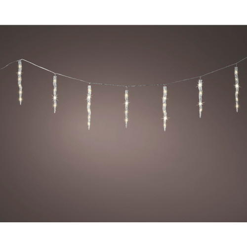 Guirlande lumineuse animée Noël Stalactite, 60 led