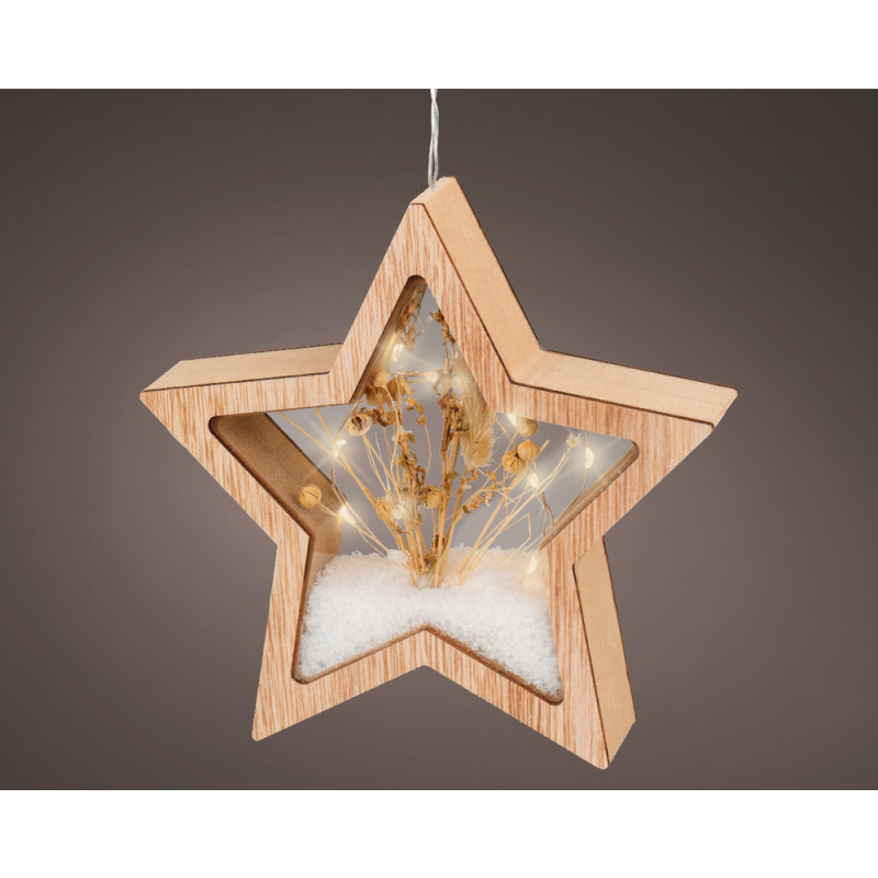 Décoration de Noël d'intérieur, Etoile Déco LED bl
