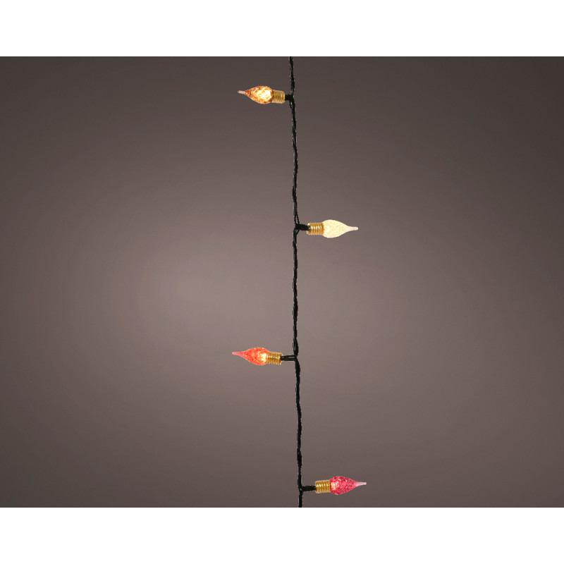 Guirlande lumineuse animée Vintage, intérieur, 180