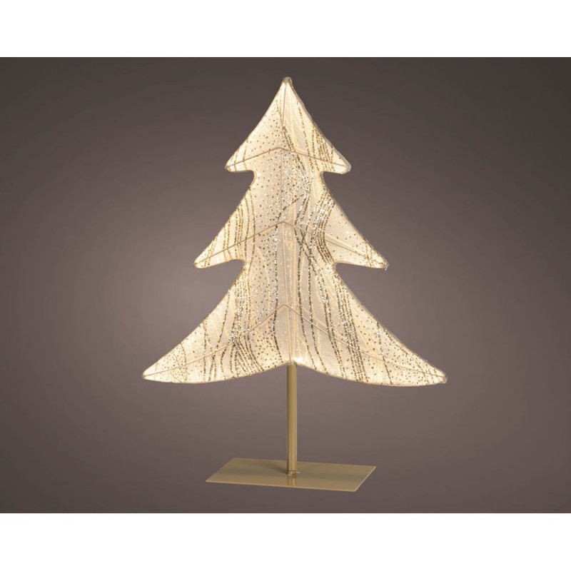 Décoration de Noël à poser 'Sapin', LED blanc chau
