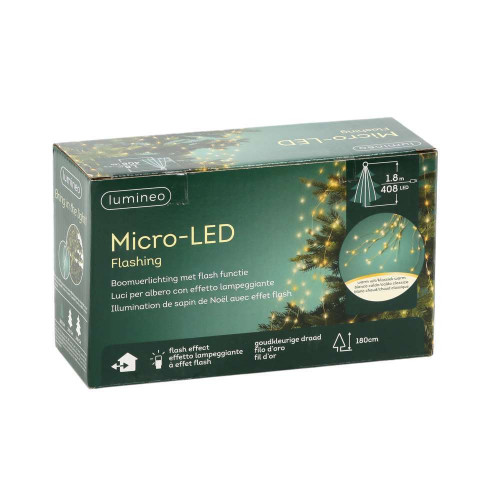 Guirlande lumineuse cascade 408 micro-led, blanc c