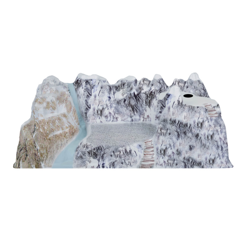 Base village noël longia 78x38cm