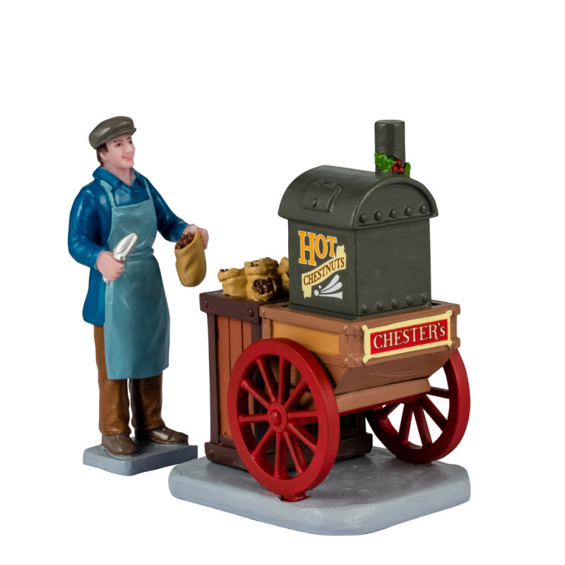 Figurines de Noël : Châtaignes chaudes de Chester