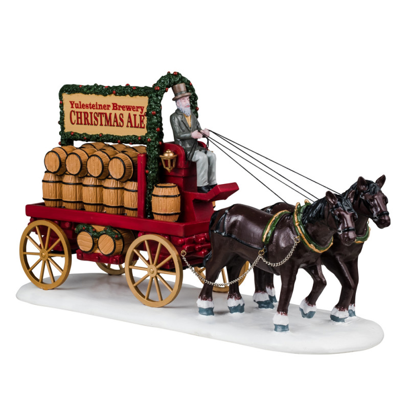 Scène de Noël : Livraison de bière pour Noël - H.