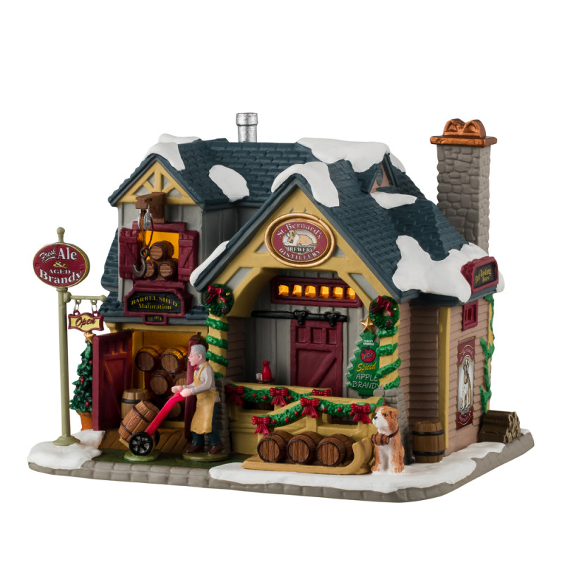 Scène de Noël : Brasserie et distillerie Saint-Ber