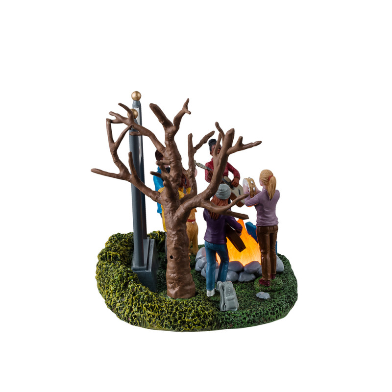 Scène de Noël animée : Festival de musique autour