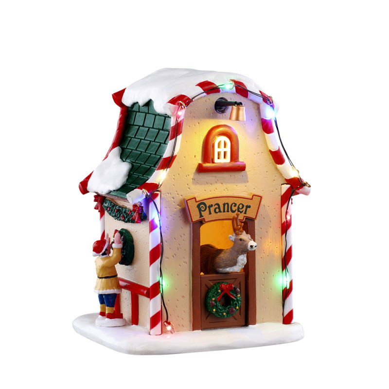 Scène animée, résine, Santas wonderland : le coin