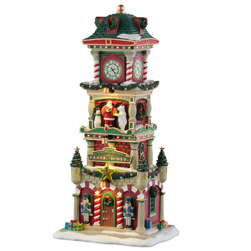 Scène animée, Santas : tour de l'horloge place du