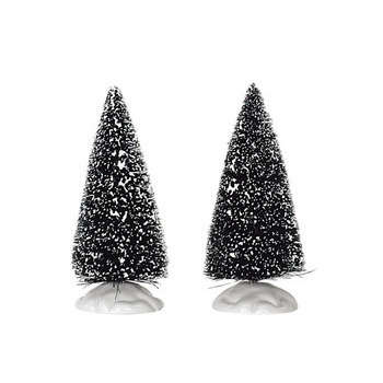 Sapin de Noël enneigé pour village miniature : Pet