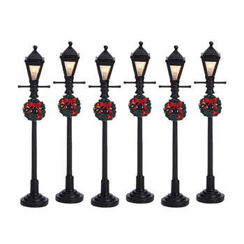 Eclairage Réverbères de rue LED set de 6