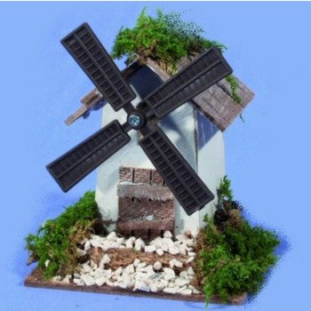 Décoration pour paysage de Noël : Moulin à vent pe