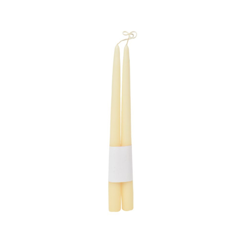 Lot de 2 bougies cierges en paraffine - H. 32 cm b